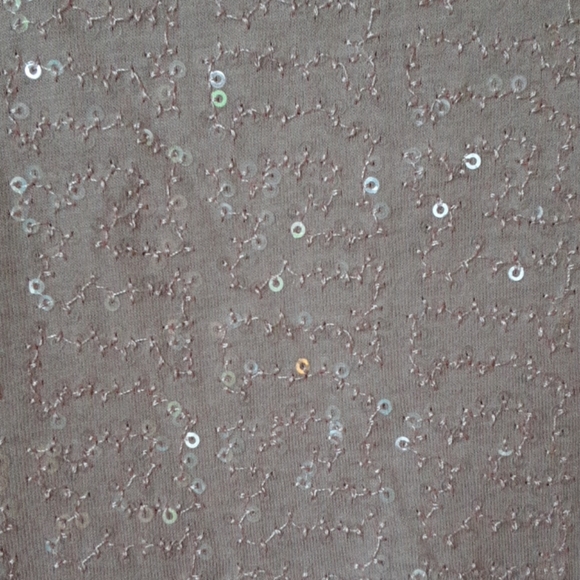 Relativity sequined tee peach colored   size PLX - Picture 3 of 3
